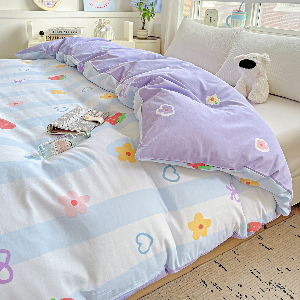 91家纺网 家纺一手货源 找家纺 （总）恩泽家纺 2025新款加厚全棉纯棉印花系列被套单件-单被套