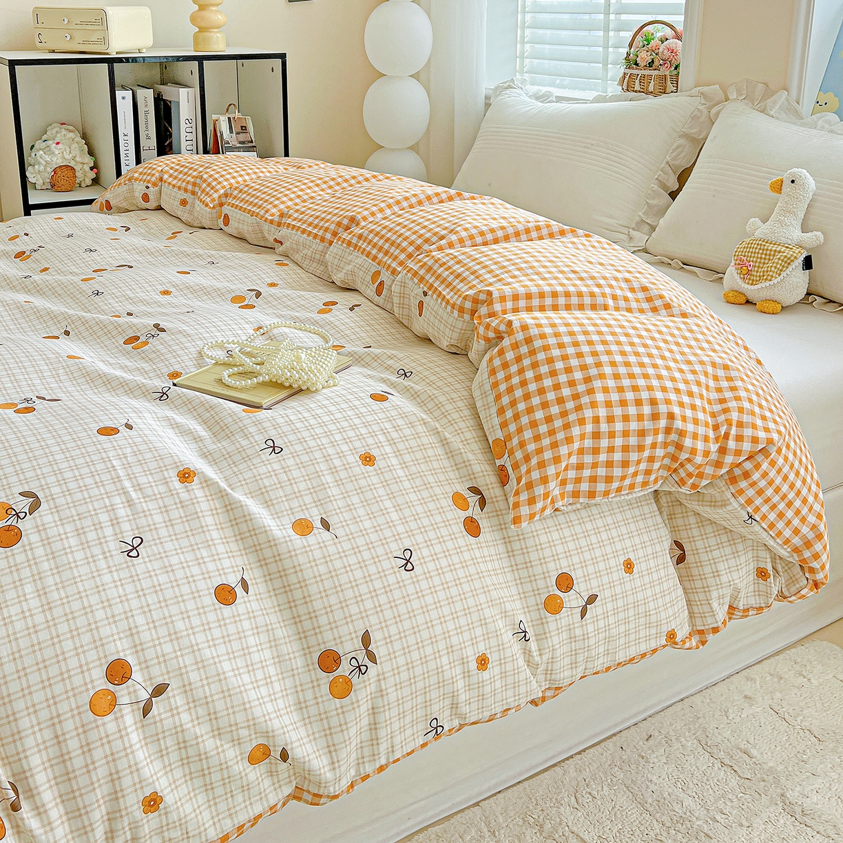 91家纺网 家纺一手货源 找家纺 （总）恩泽家纺 2025新款加厚全棉纯棉印花系列被套单件-单被套