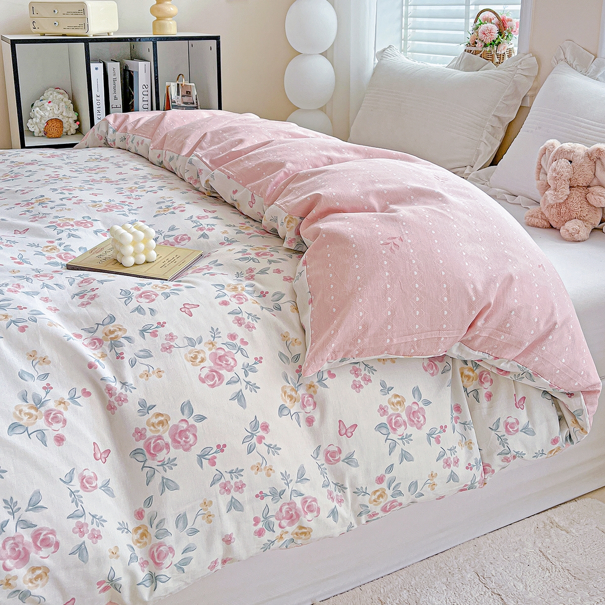 91家纺网 家纺一手货源 找家纺 （总）恩泽家纺 2025新款加厚全棉纯棉印花系列被套单件-单被套