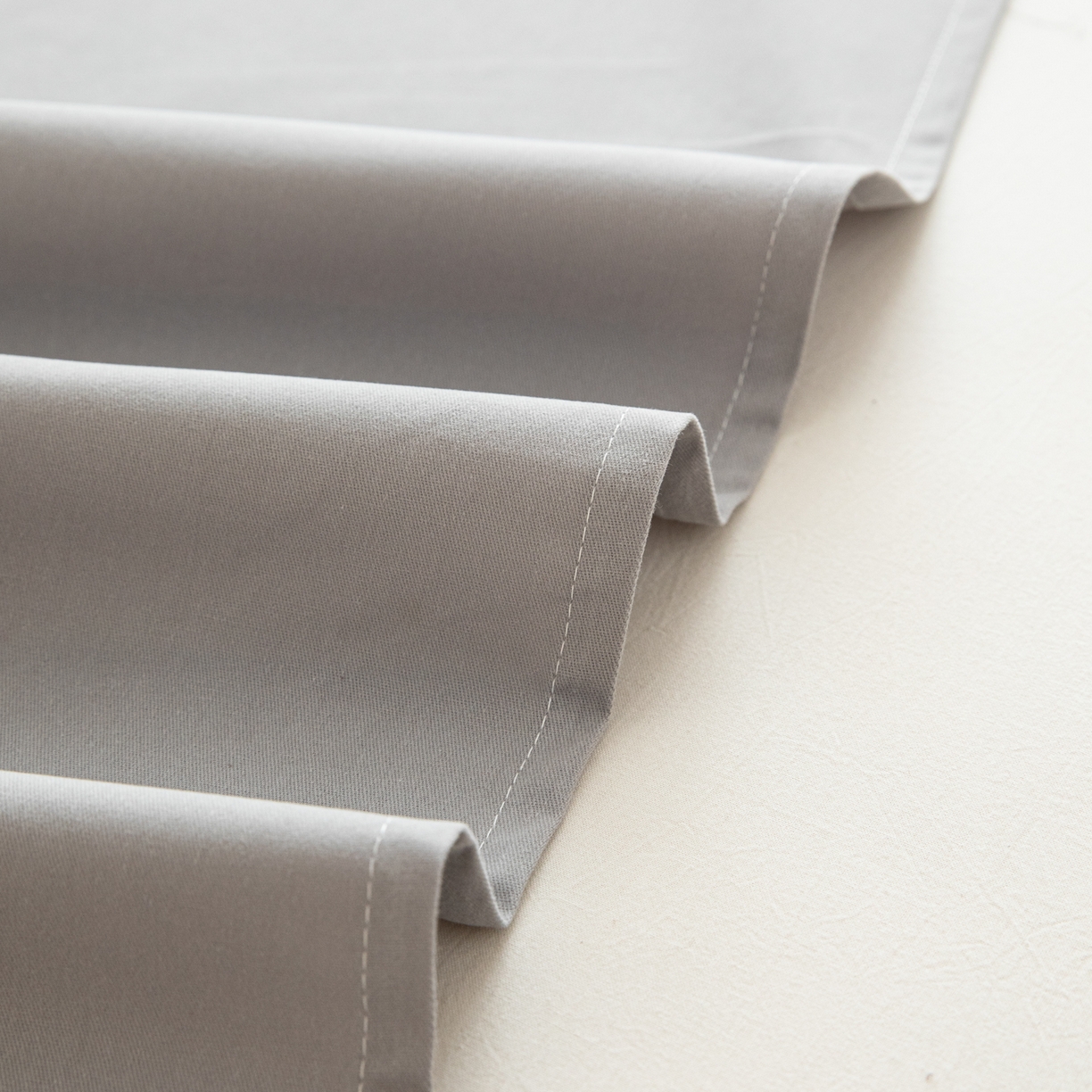 91家纺网 家纺一手货源 找家纺 眠博士 2025新款纯色全棉纯棉磨毛床单单品床单床单单件 磨毛床单-陶瓷浅灰