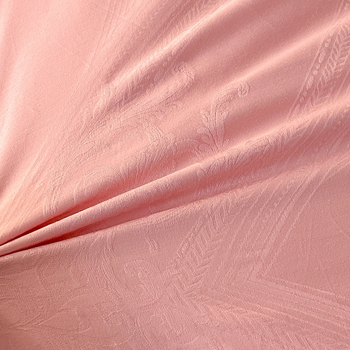 91家纺网 家纺一手货源 找家纺 欧夏家纺 2025秋冬新款长绒棉提花大豆被子母被拉链款二合一被子被芯 胭脂粉