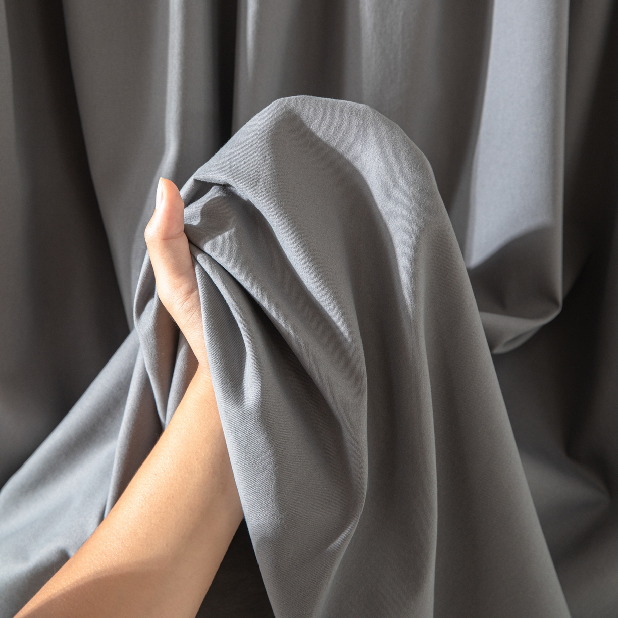 91家纺网 家纺一手货源 找家纺 眠博士 2025新款纯色全棉纯棉磨毛床单单品床单床单单件 磨毛床单-陶瓷深灰