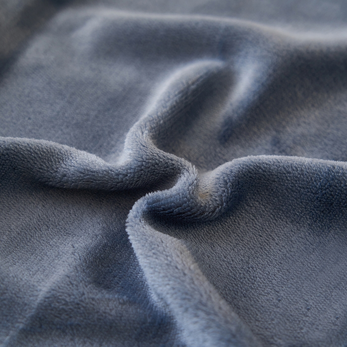 91家纺网 家纺一手货源 找家纺 简爱 2025新款纯色牛奶绒单床笠 宾利蓝