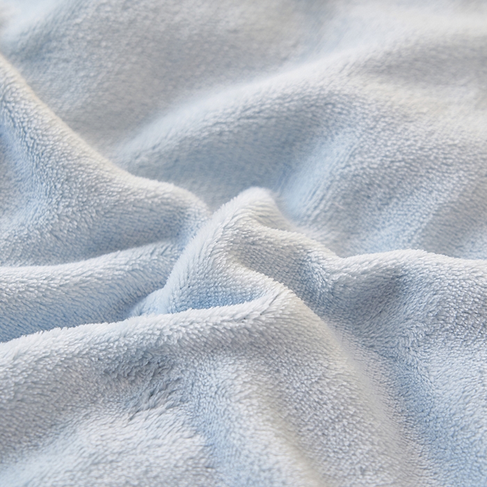 91家纺网 家纺一手货源 找家纺 简爱 2025新款纯色牛奶绒单床笠 天蓝