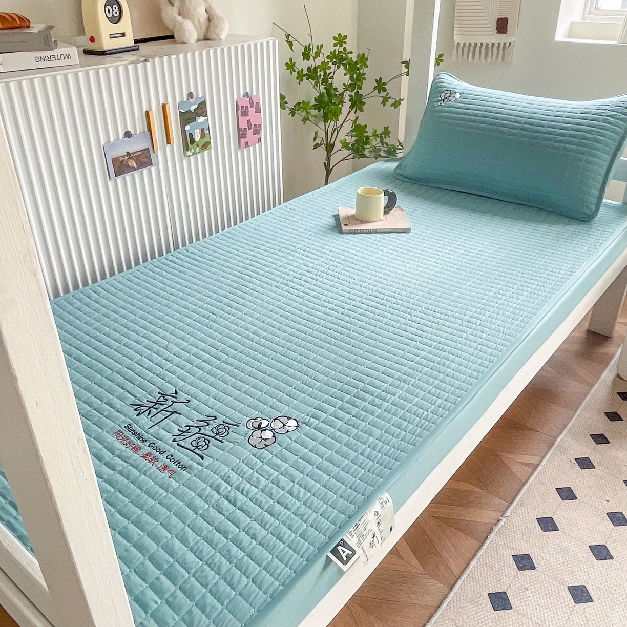 91家纺网 家纺一手货源 找家纺 （总）锦眠床笠 2025新款刺绣床笠-学生图