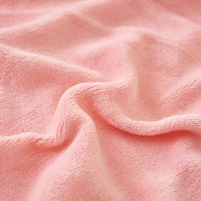 91家纺网 家纺一手货源 找家纺 简爱 2025新款纯色牛奶绒单床笠 樱花粉