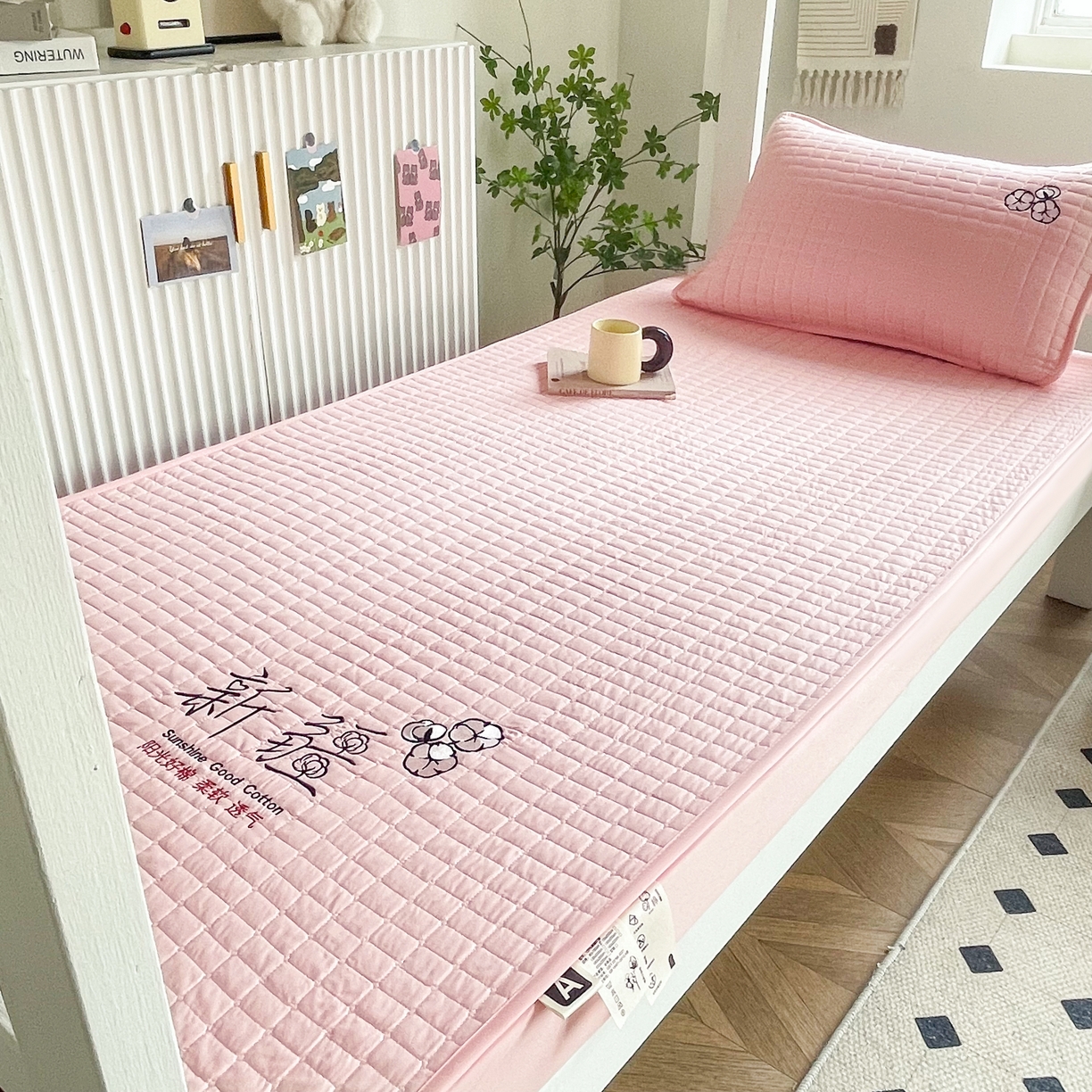 91家纺网 家纺一手货源 找家纺 （总）锦眠床笠 2025新款刺绣床笠-学生图