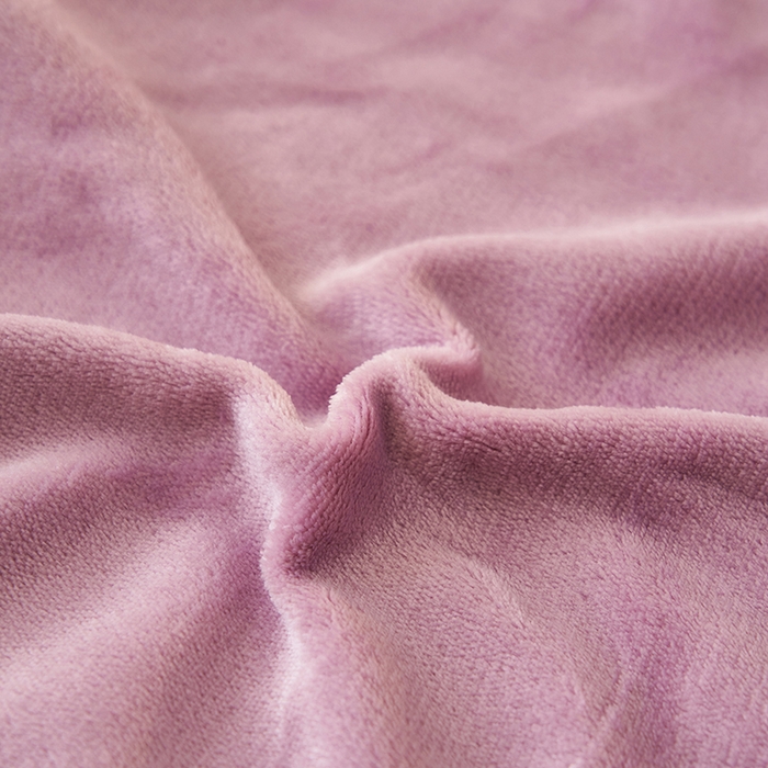 91家纺网 家纺一手货源 找家纺 简爱 2025新款纯色牛奶绒单床笠 优雅紫