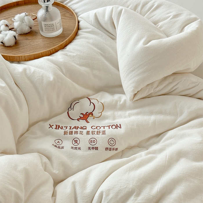 91家纺网 家纺一手货源 找家纺 （总）乐萱家纺2025新款水洗棉棉花被100%新疆棉花被子冬被春秋被夏被垫被空调被