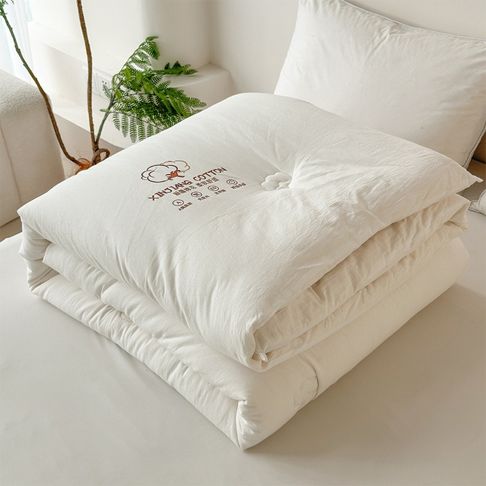 91家纺网 家纺一手货源 找家纺 （总）乐萱家纺2025新款水洗棉棉花被100%新疆棉花被子冬被春秋被夏被垫被空调被