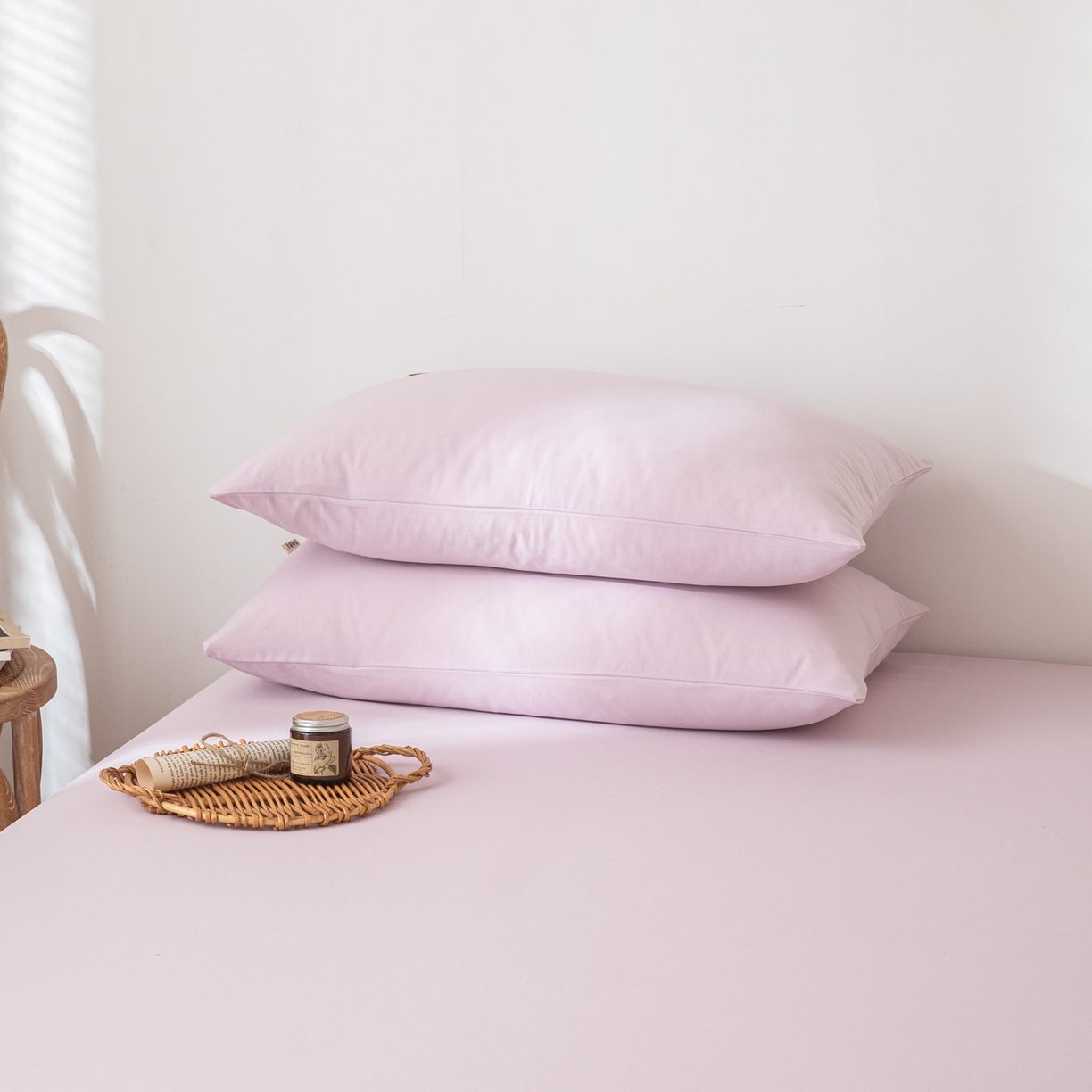 91家纺网 家纺一手货源 找家纺 眠博士 2025新款纯色全棉纯棉磨毛床单单品床单床单单件 磨毛床单-陶瓷紫