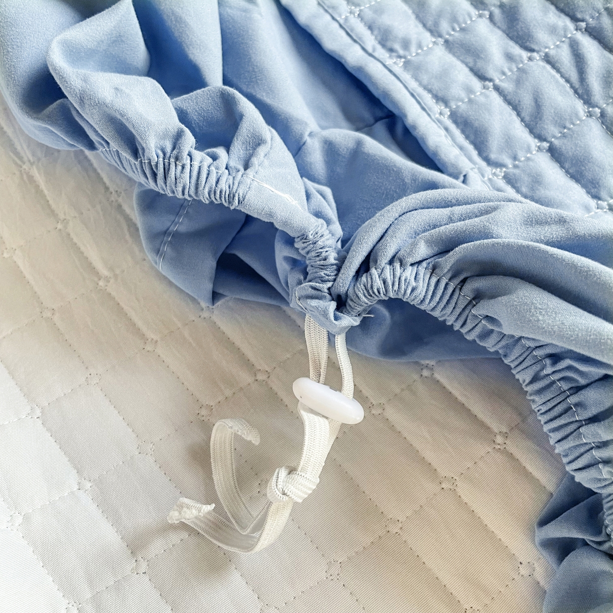 91家纺网 家纺一手货源 找家纺 锦眠床笠 2025新款刺绣床笠-学生图 海洋蓝