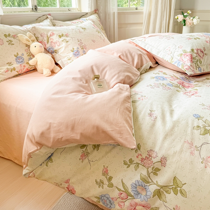 91家纺网 家纺一手货源 找家纺 （总1）卓越 工厂直营新款128*68全棉印花斜纹单被套