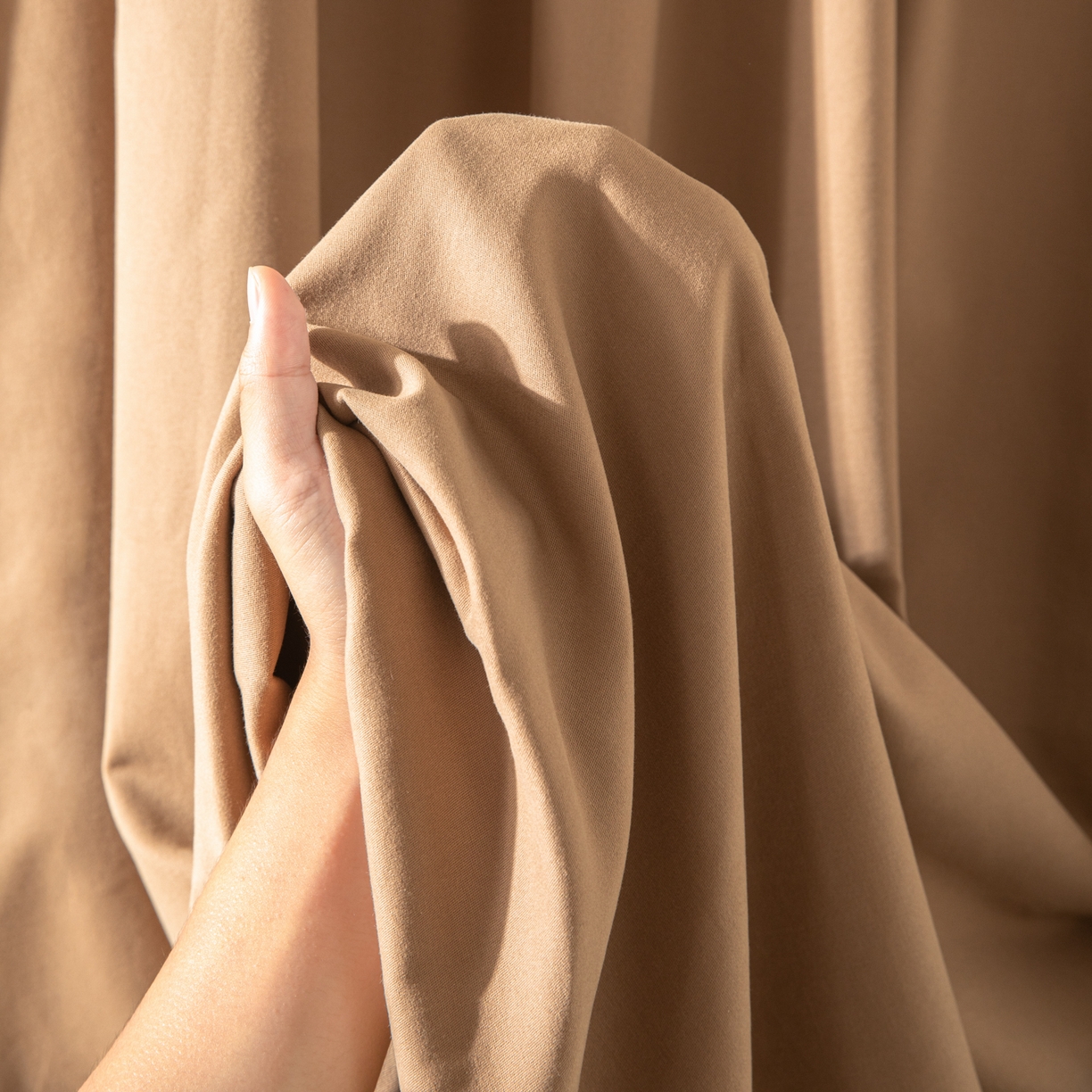 91家纺网 家纺一手货源 找家纺 眠博士 2025新款纯色全棉纯棉磨毛床单单品床单床单单件 磨毛床单-陶瓷卡其