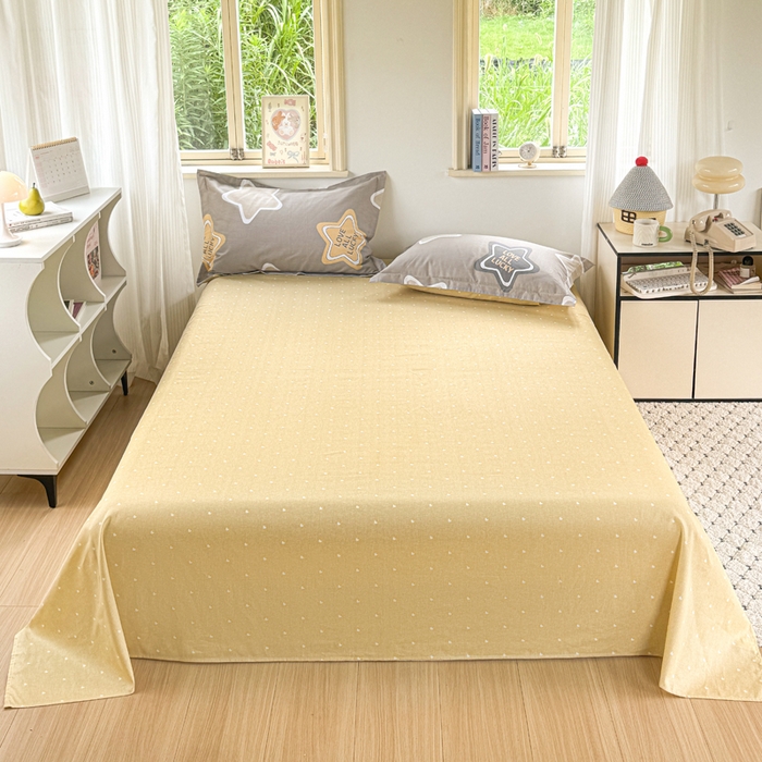 91家纺网 家纺一手货源 找家纺 （总1）卓越 工厂直营新款128*68全棉印花斜纹单床单