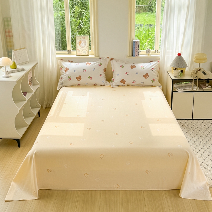 91家纺网 家纺一手货源 找家纺 （总1）卓越 工厂直营新款128*68全棉印花斜纹单床单