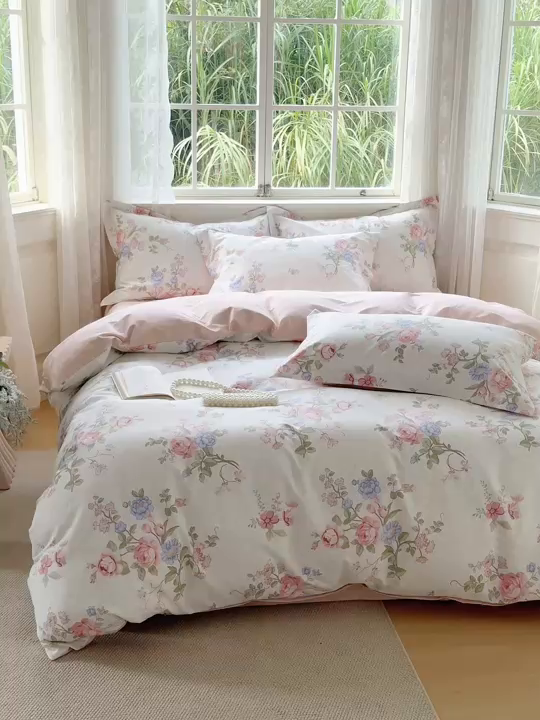 91家纺网 家纺一手货源 找家纺 （总1）卓越 工厂直营新款128*68全棉印花斜纹单床单