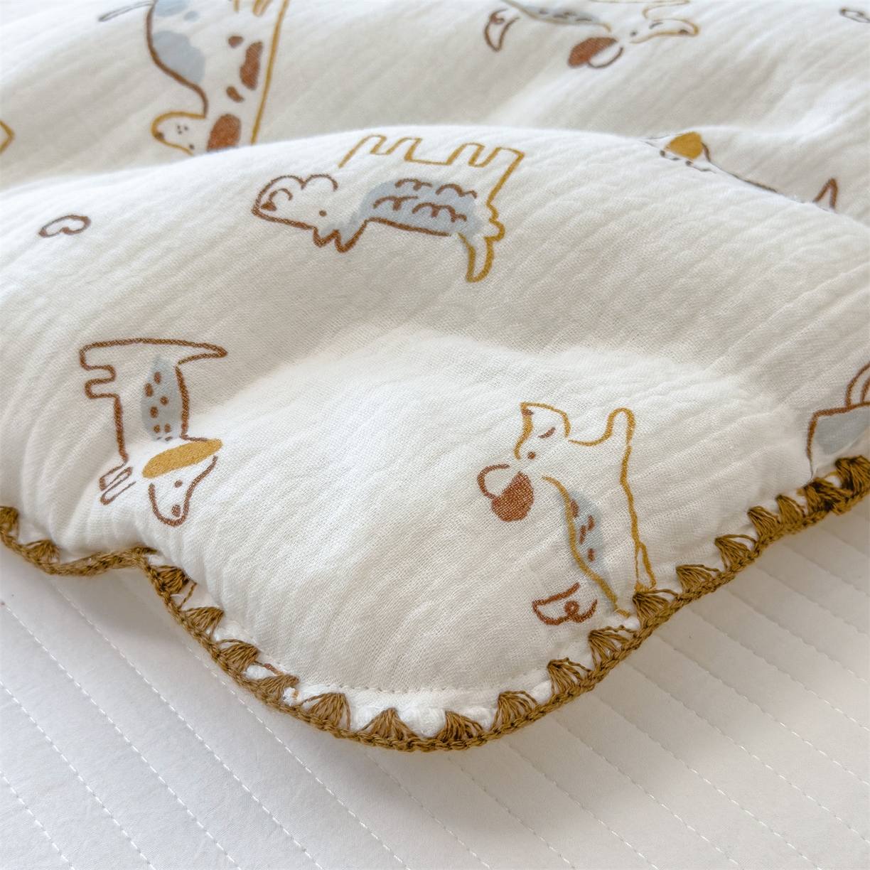 91家纺网 家纺一手货源 找家纺 （总）五月家纺 2025新款A类纯棉皱皱纱大豆被冬被春秋被 被子被芯（10%大豆纤维包检测）