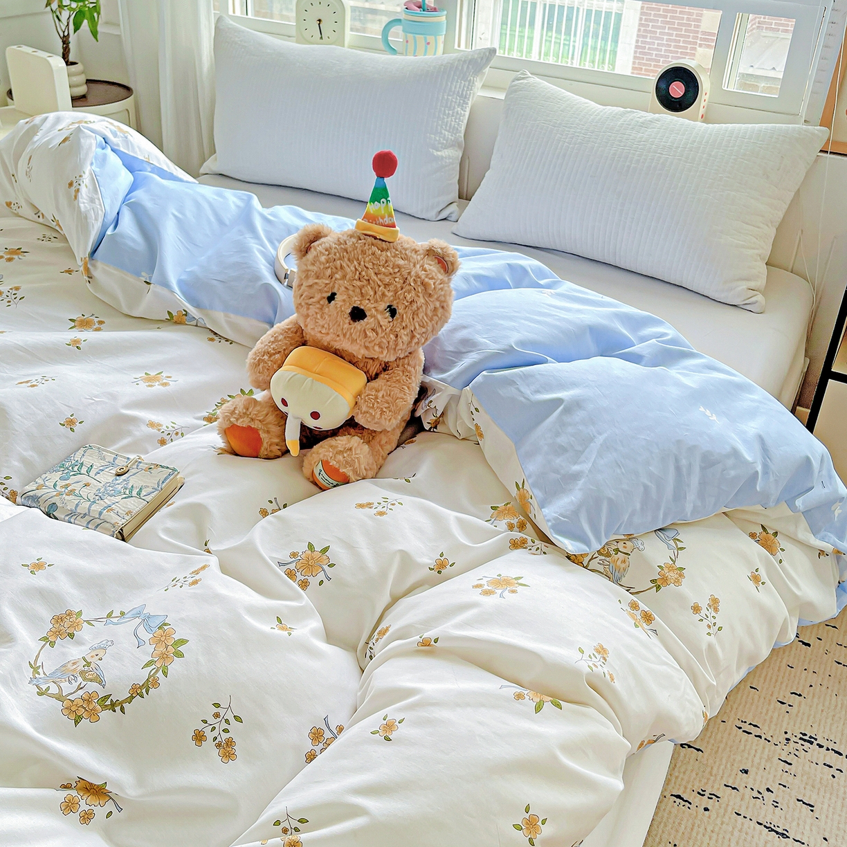 91家纺网 家纺一手货源 找家纺 恩泽家纺 2025新款加厚全棉纯棉印花系列被套单件-单被套 花香梦境