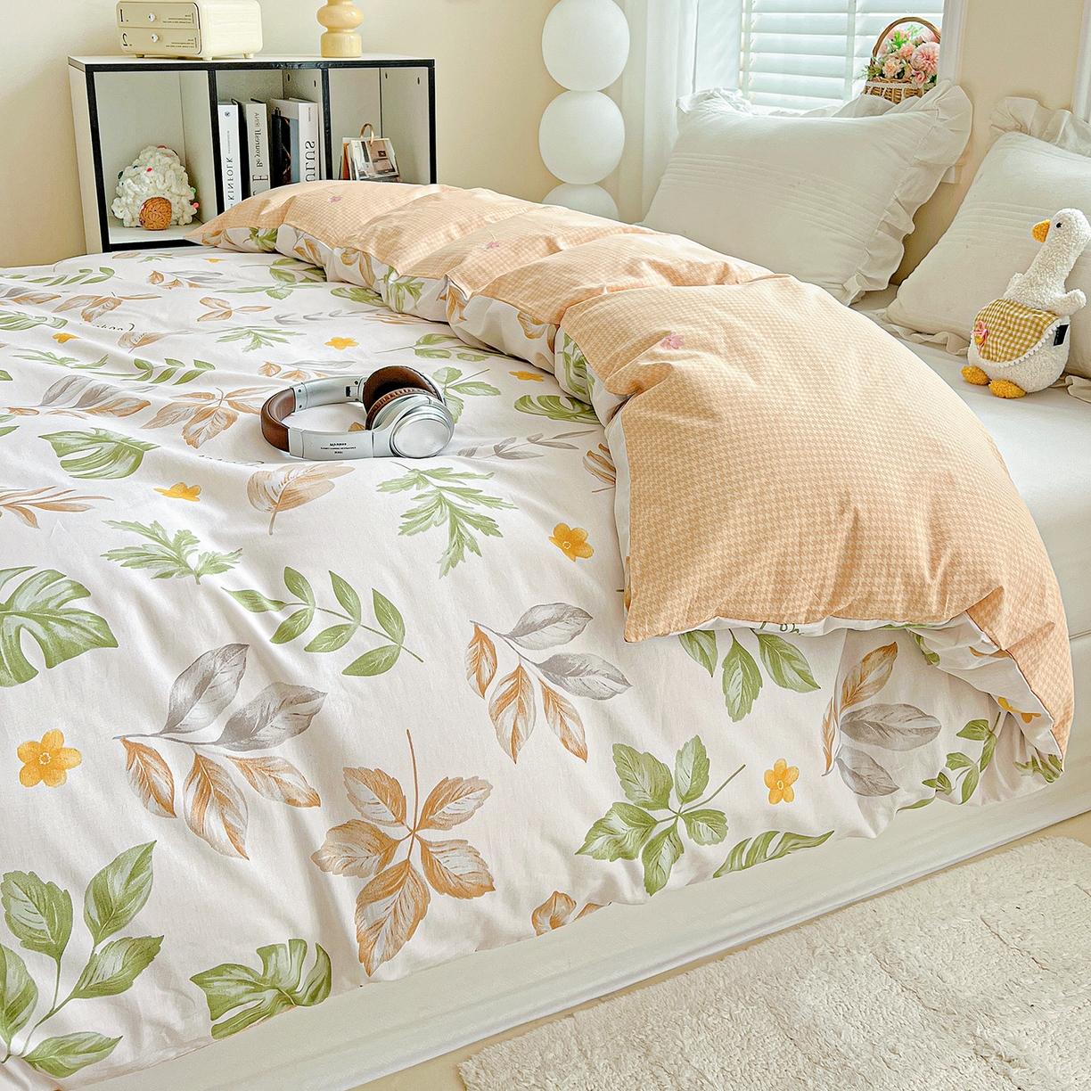 恩泽家纺 2025新款加厚全棉纯棉印花系列被套单件-单被套 绘声绘色