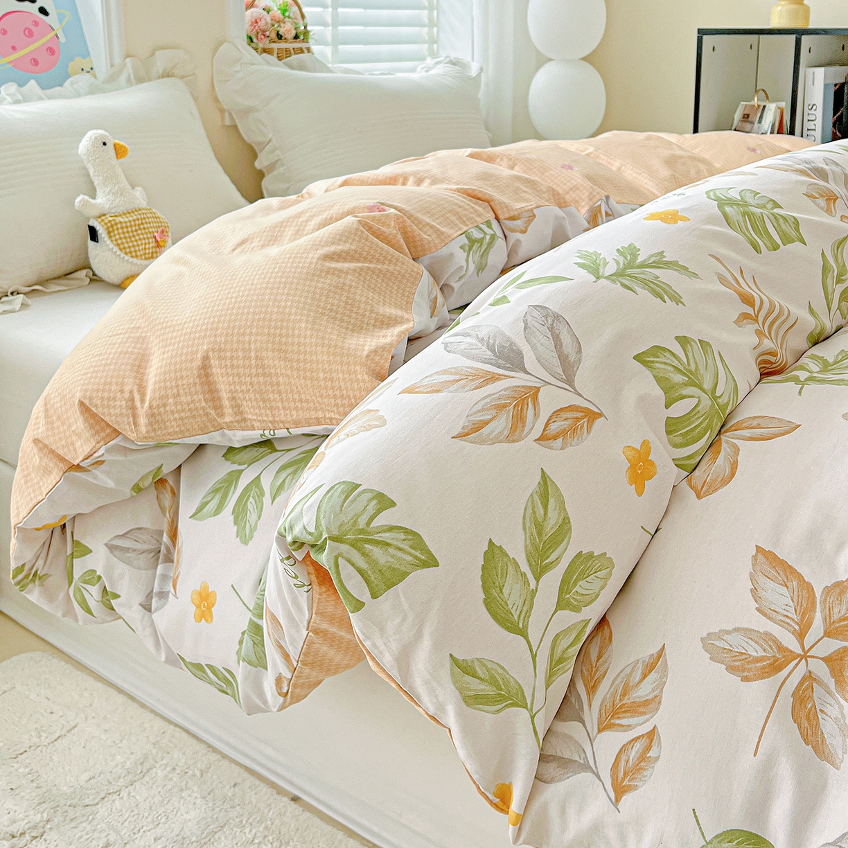 91家纺网 家纺一手货源 找家纺 恩泽家纺 2025新款加厚全棉纯棉印花系列被套单件-单被套 绘声绘色