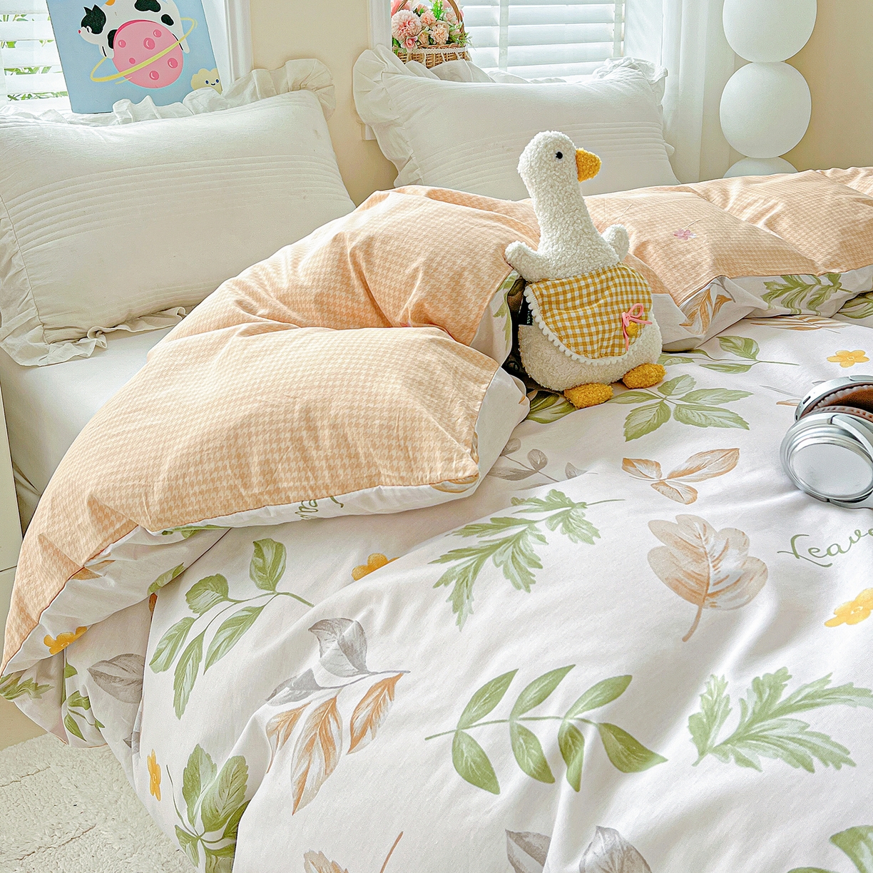 91家纺网 家纺一手货源 找家纺 恩泽家纺 2025新款加厚全棉纯棉印花系列被套单件-单被套 绘声绘色