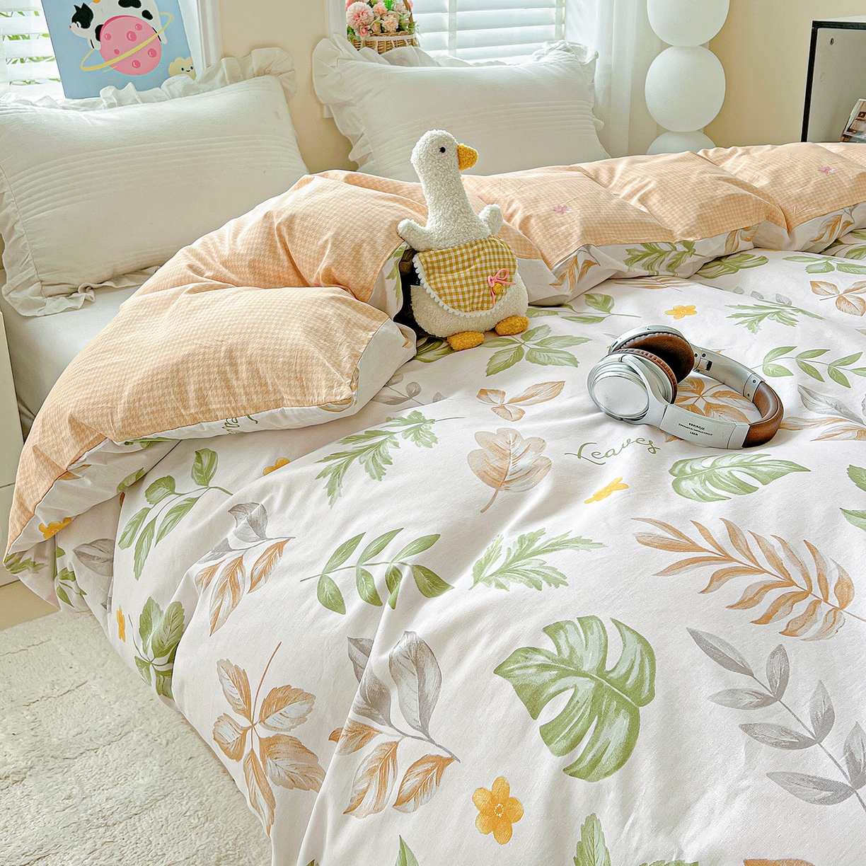 91家纺网 家纺一手货源 找家纺 恩泽家纺 2025新款加厚全棉纯棉印花系列被套单件-单被套 绘声绘色