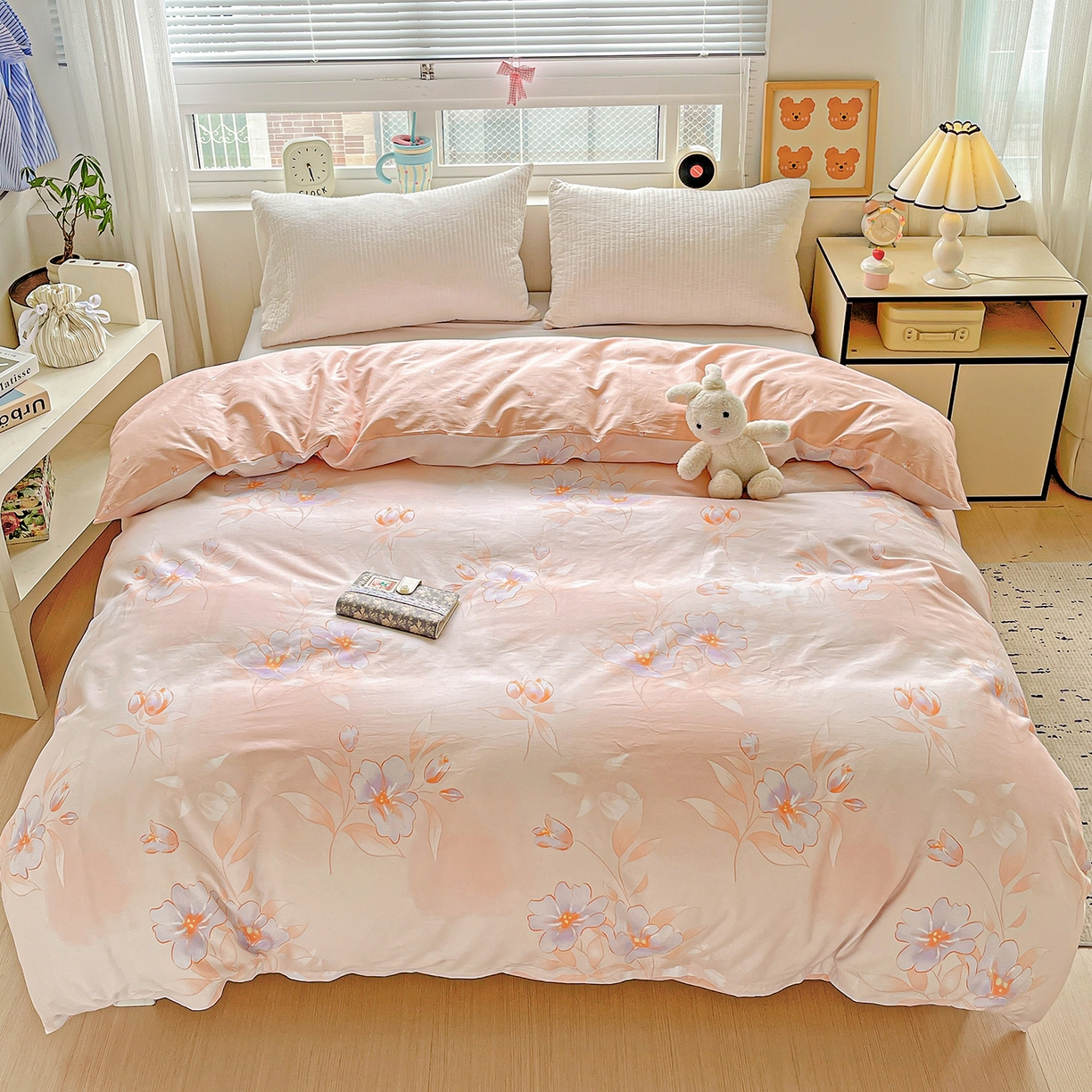 91家纺网 家纺一手货源 找家纺 恩泽家纺 2025新款加厚全棉纯棉印花系列被套单件-单被套 娇姿