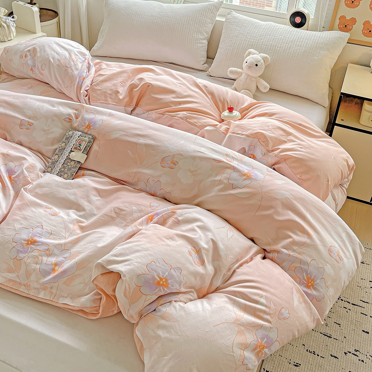 91家纺网 家纺一手货源 找家纺 恩泽家纺 2025新款加厚全棉纯棉印花系列被套单件-单被套 娇姿
