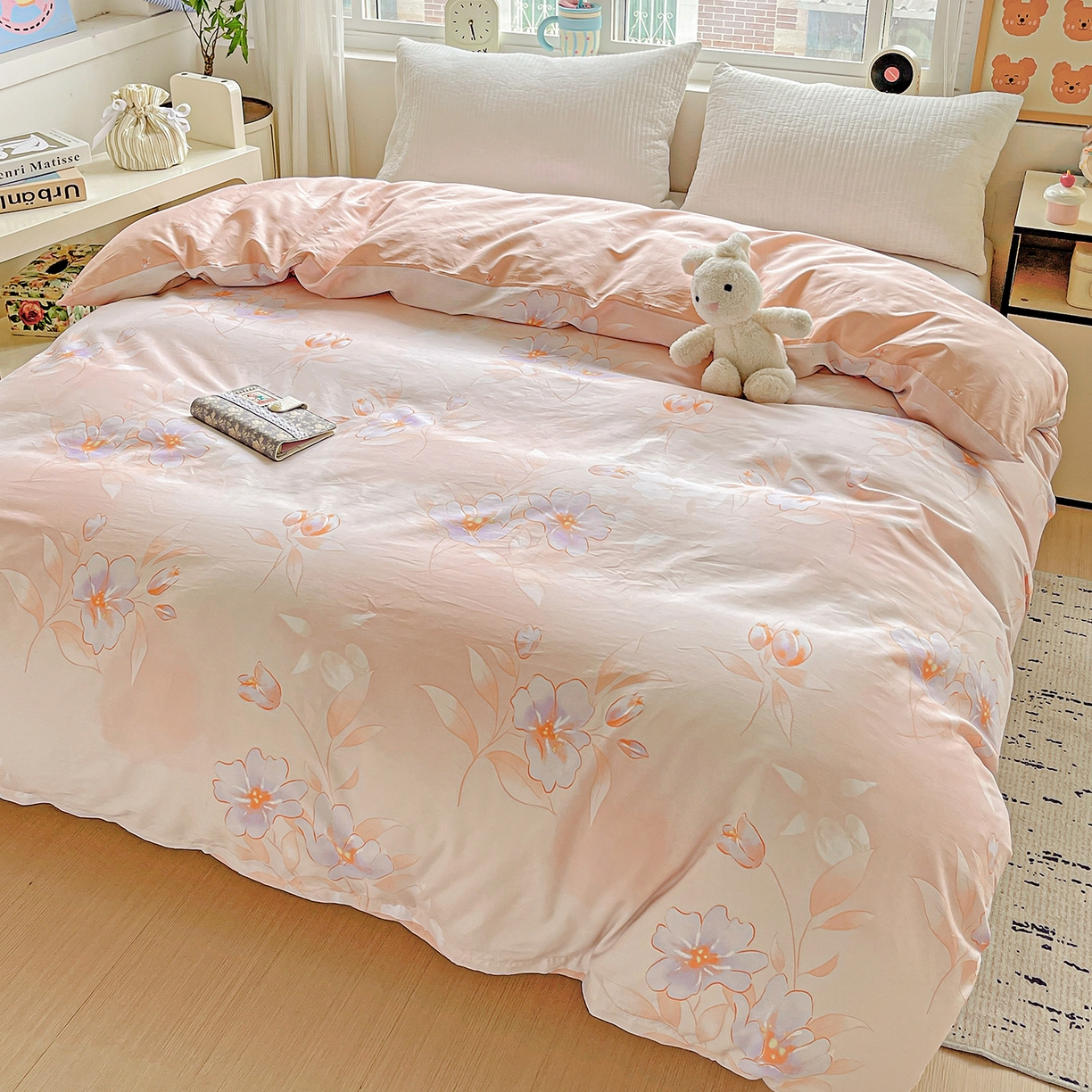 91家纺网 家纺一手货源 找家纺 恩泽家纺 2025新款加厚全棉纯棉印花系列被套单件-单被套 娇姿