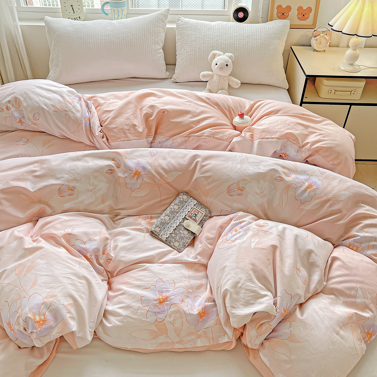 91家纺网 家纺一手货源 找家纺 恩泽家纺 2025新款加厚全棉纯棉印花系列被套单件-单被套 娇姿