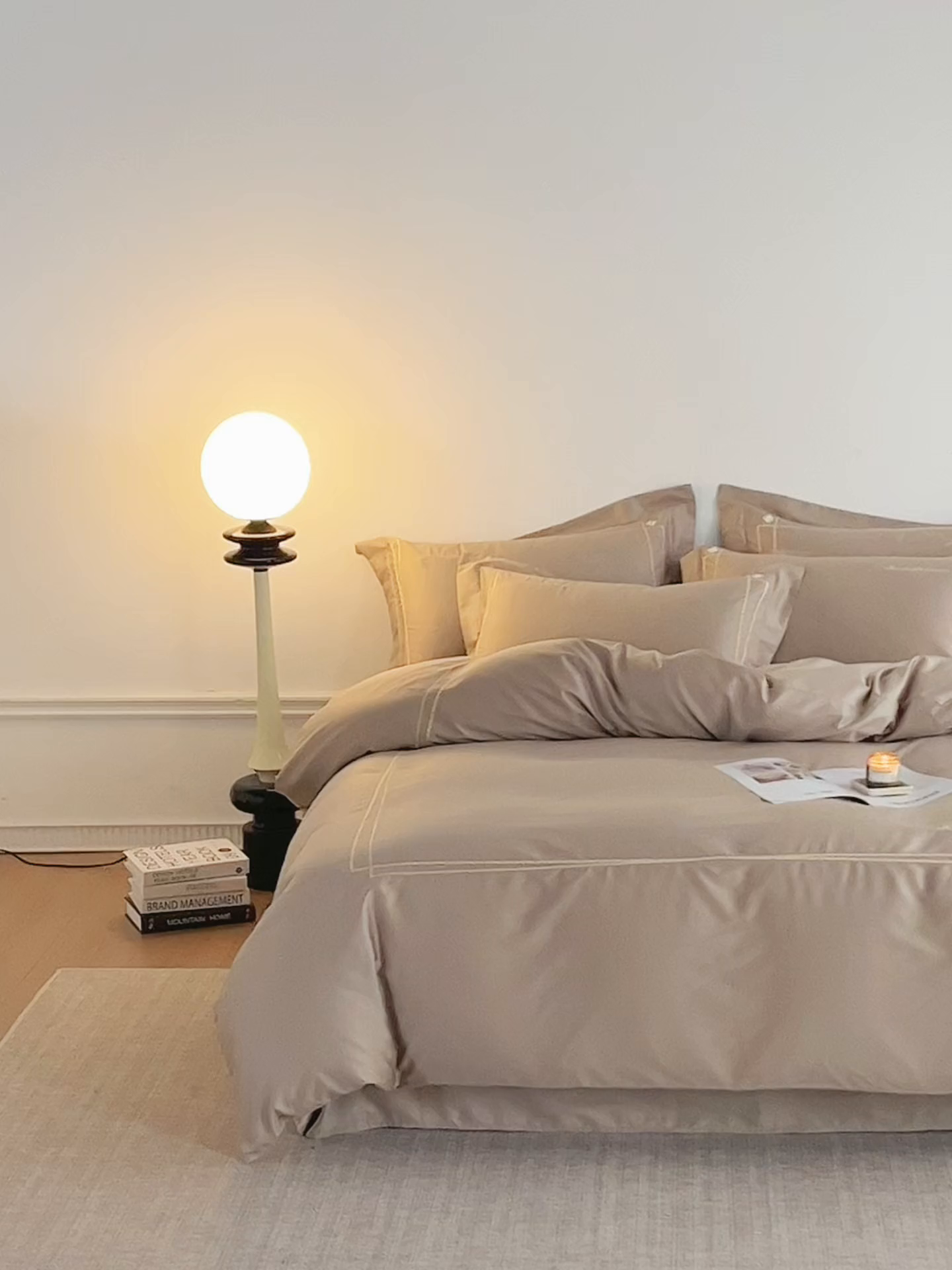 91家纺网 家纺一手货源 找家纺 （总）千朵森 2025新款长绒棉纯棉轻奢款大版刺绣四件套-那拉提系列