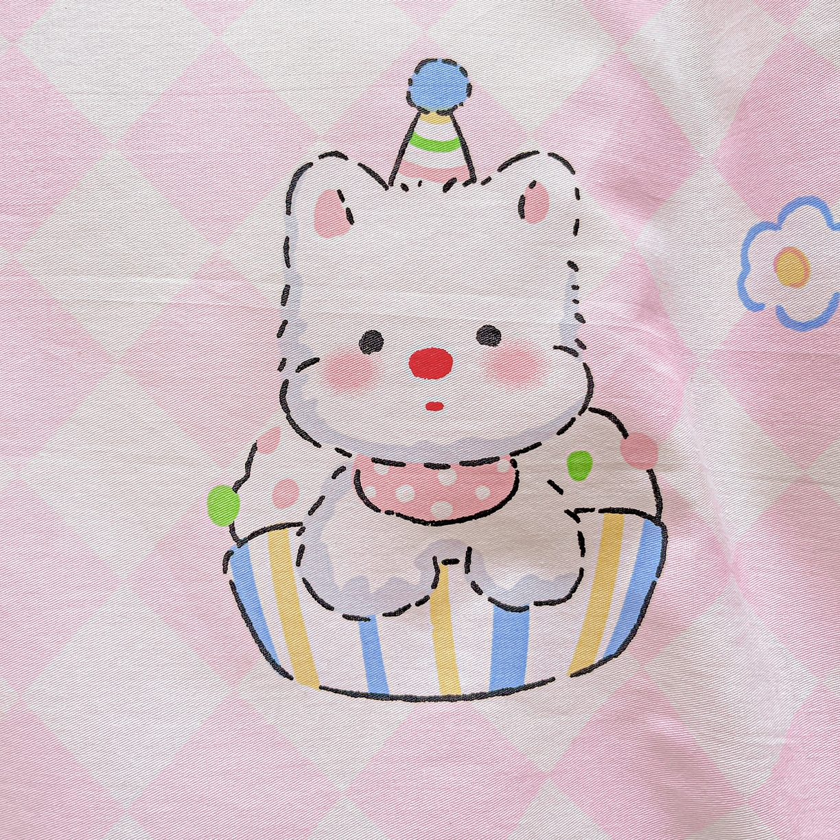 91家纺网 家纺一手货源 找家纺 恩泽家纺 2025新款加厚全棉纯棉印花系列被套单件-单被套 萌宠世界