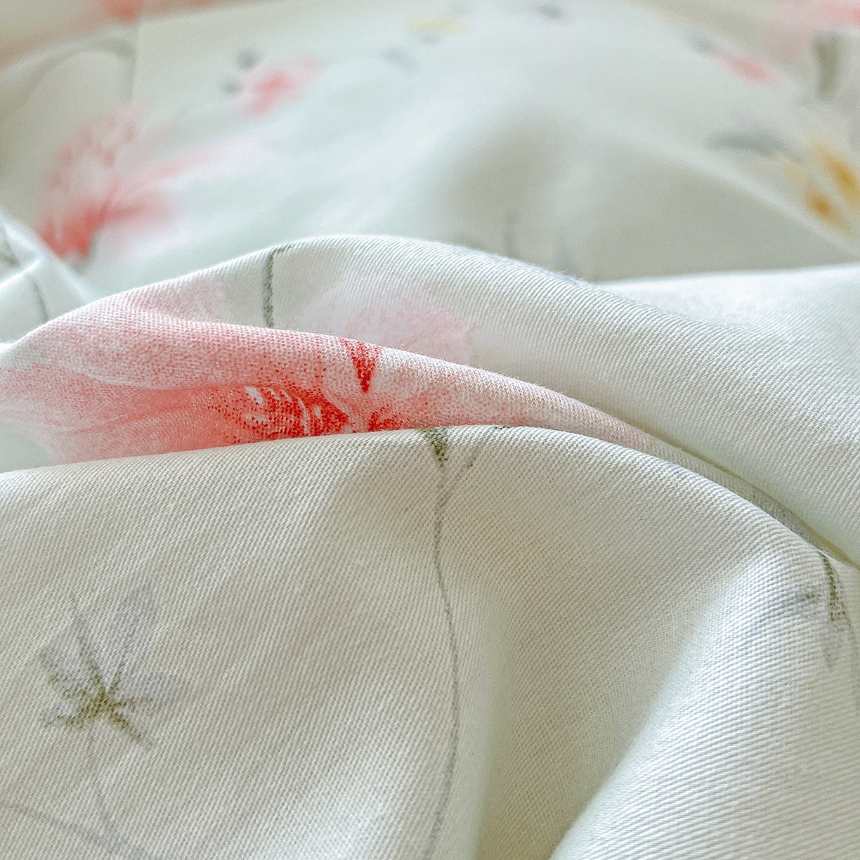 91家纺网 家纺一手货源 找家纺 恩泽家纺 2025新款加厚全棉纯棉印花系列被套单件-单被套 沐春风