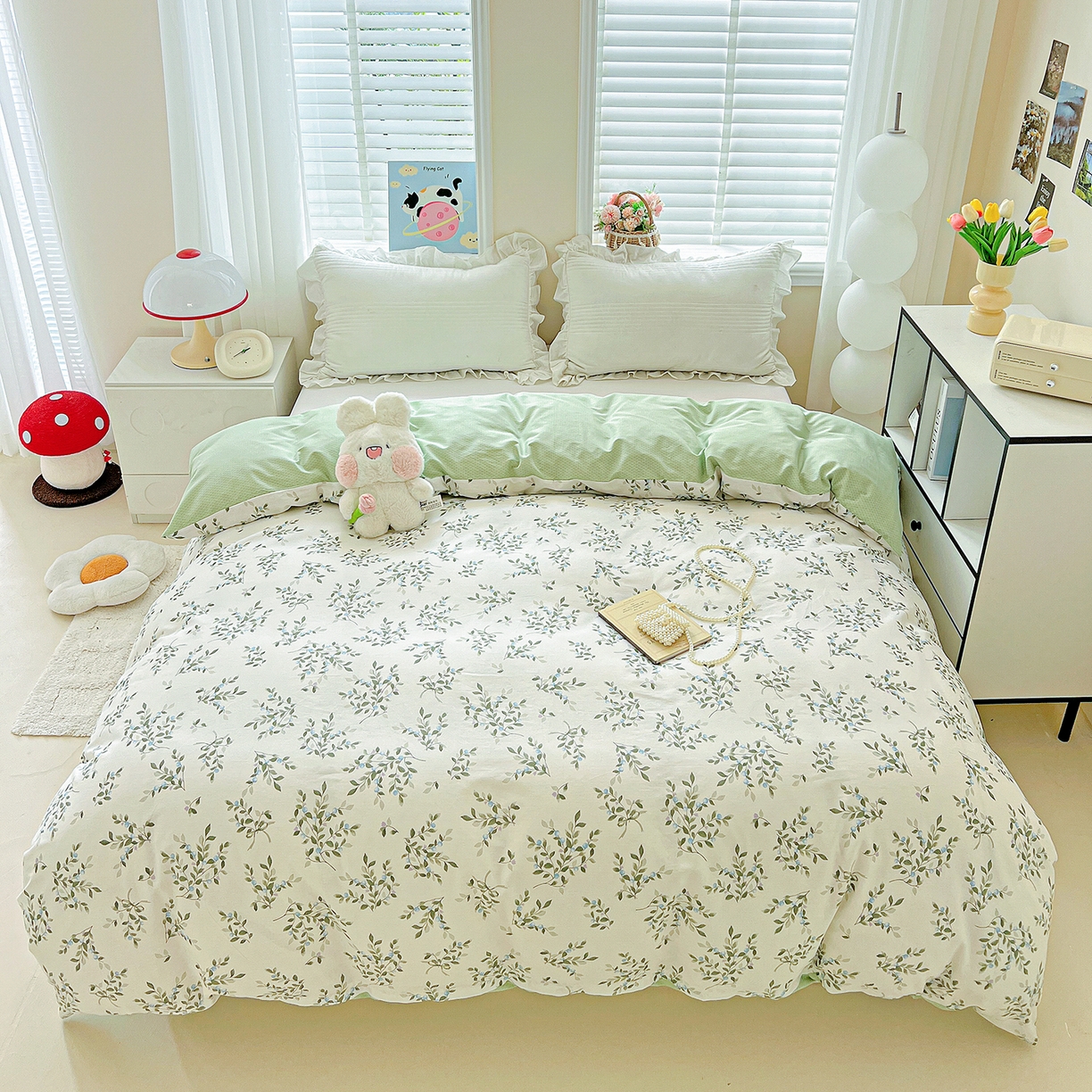 91家纺网 家纺一手货源 找家纺 恩泽家纺 2025新款加厚全棉纯棉印花系列被套单件-单被套 硕果累累