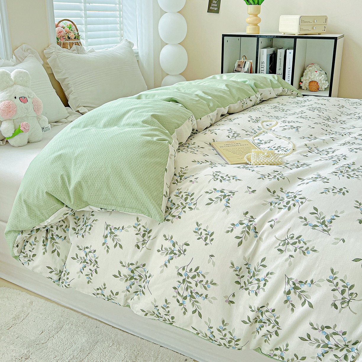 91家纺网 家纺一手货源 找家纺 恩泽家纺 2025新款加厚全棉纯棉印花系列被套单件-单被套 硕果累累