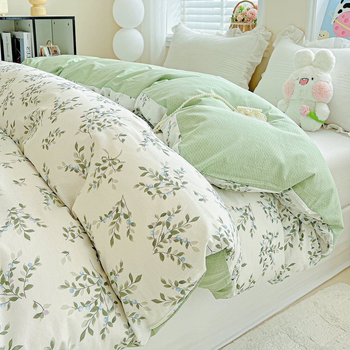 91家纺网 家纺一手货源 找家纺 恩泽家纺 2025新款加厚全棉纯棉印花系列被套单件-单被套 硕果累累