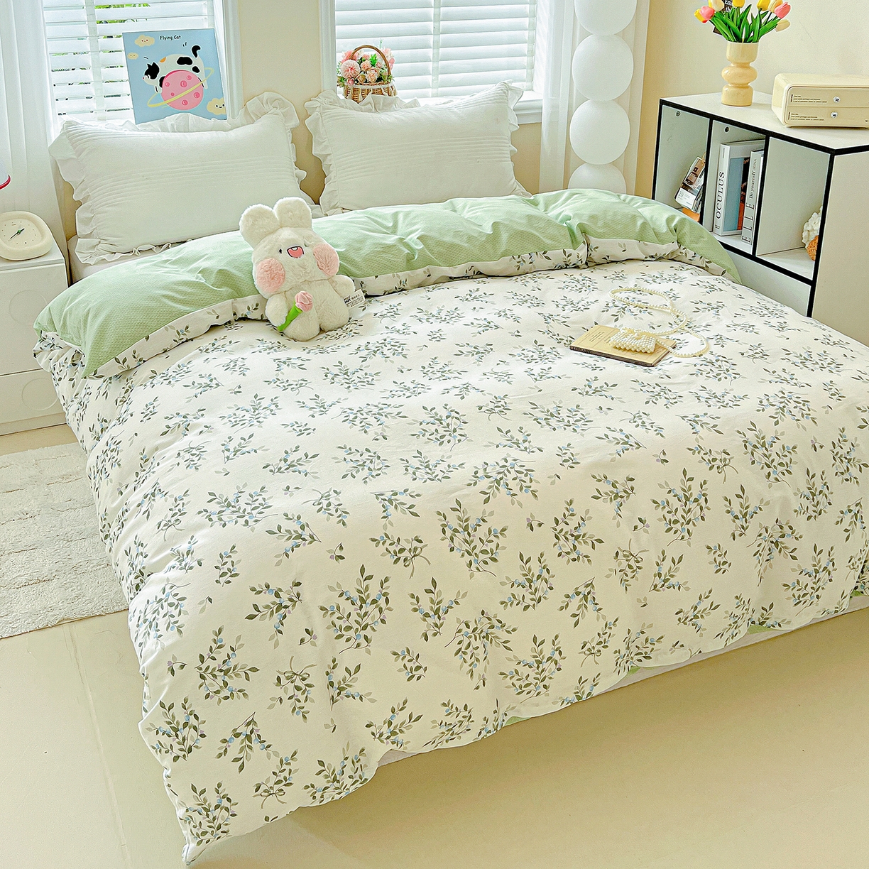 91家纺网 家纺一手货源 找家纺 恩泽家纺 2025新款加厚全棉纯棉印花系列被套单件-单被套 硕果累累