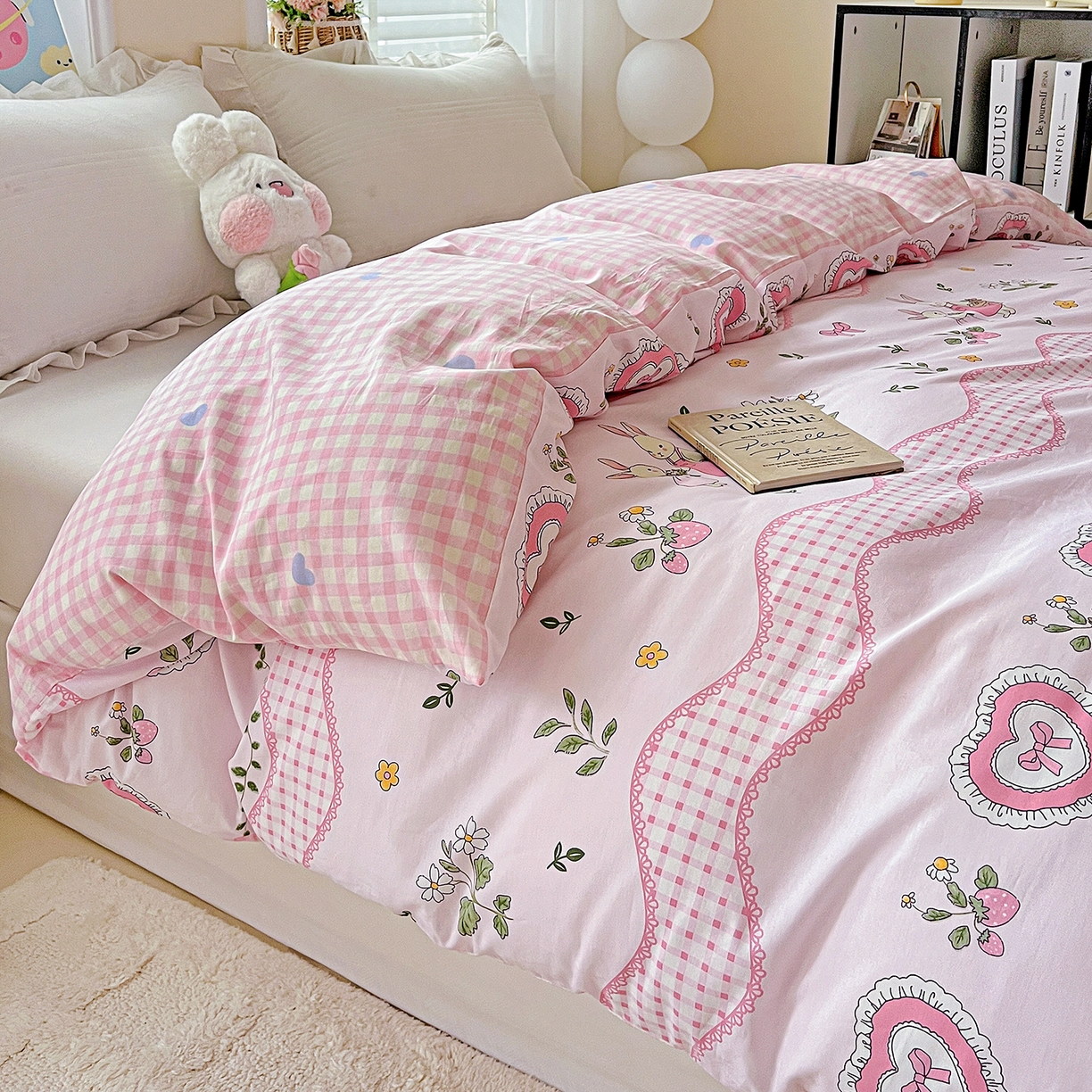 91家纺网 家纺一手货源 找家纺 恩泽家纺 2025新款加厚全棉纯棉印花系列被套单件-单被套 唯美