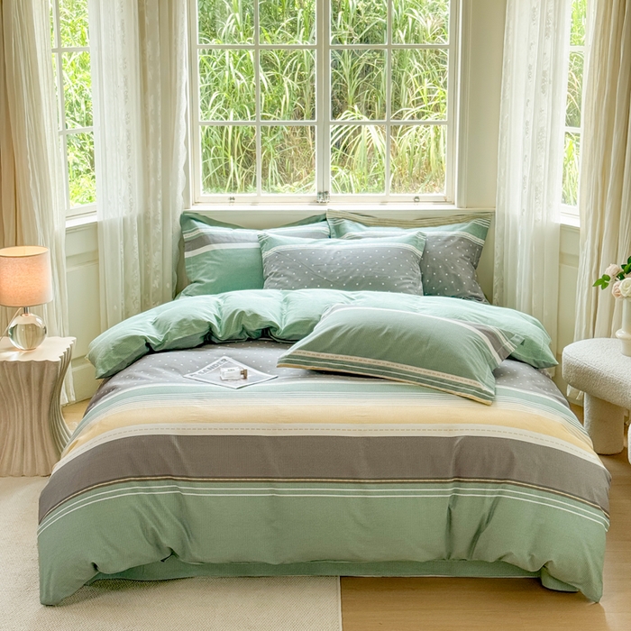 91家纺网 家纺一手货源 找家纺 卓越 工厂直营新款128*68全棉印花斜纹单枕套 安加尔