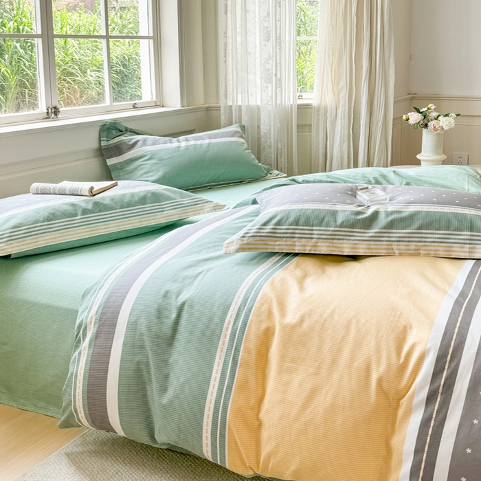 91家纺网 家纺一手货源 找家纺 卓越 工厂直营新款128*68全棉印花斜纹单枕套 安加尔