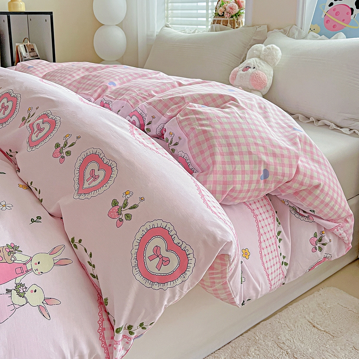 91家纺网 家纺一手货源 找家纺 恩泽家纺 2025新款加厚全棉纯棉印花系列被套单件-单被套 唯美