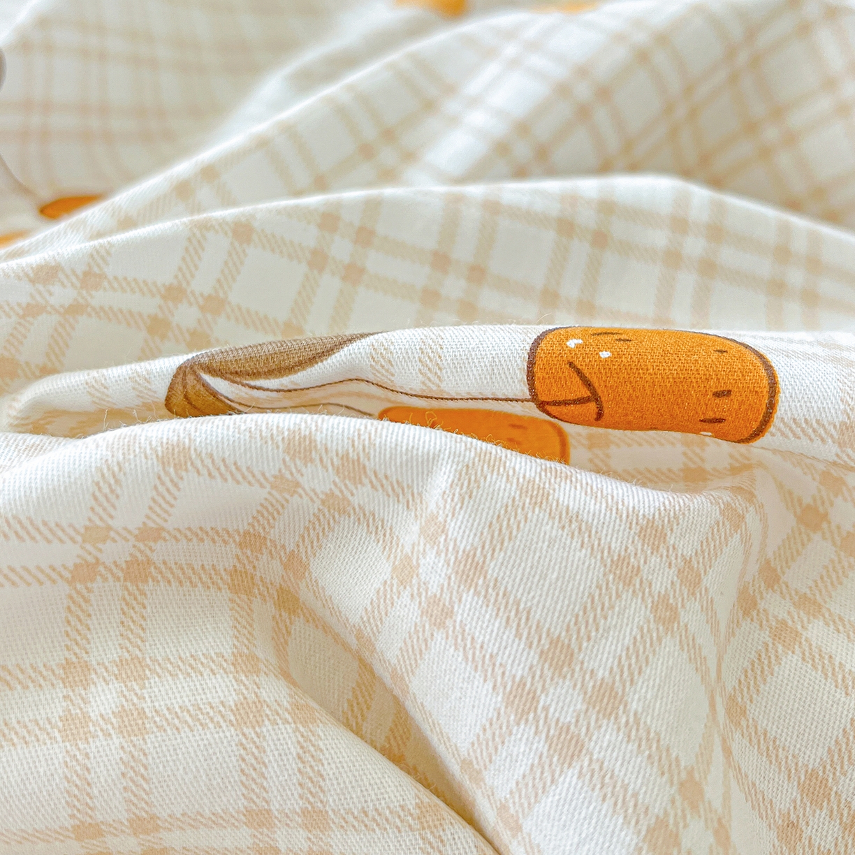 91家纺网 家纺一手货源 找家纺 恩泽家纺 2025新款加厚全棉纯棉印花系列被套单件-单被套 樱桃