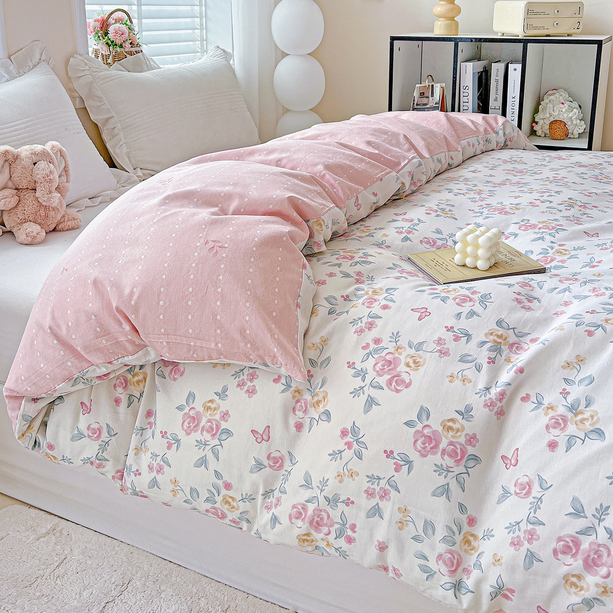 91家纺网 家纺一手货源 找家纺 恩泽家纺 2025新款加厚全棉纯棉印花系列被套单件-单被套 遇见浪漫