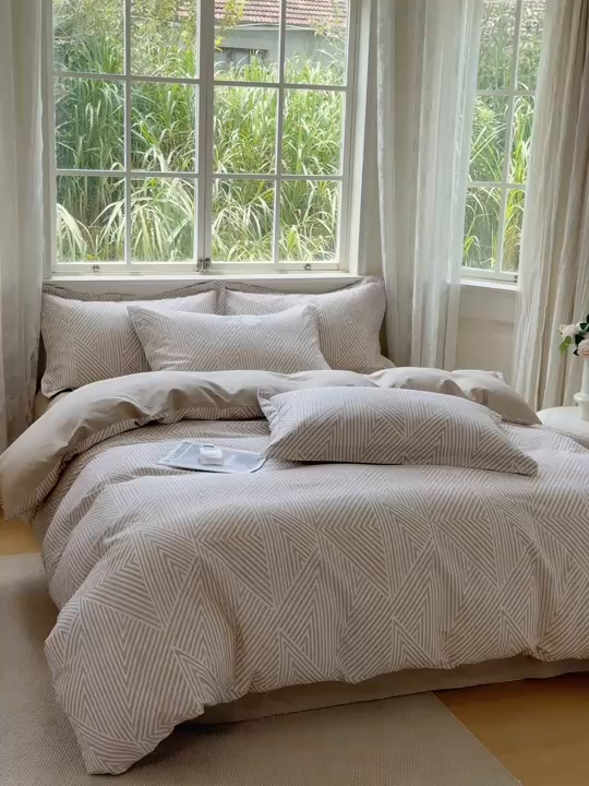 91家纺网 家纺一手货源 找家纺 卓越 工厂直营新款128*68全棉印花斜纹单枕套 卢卡斯