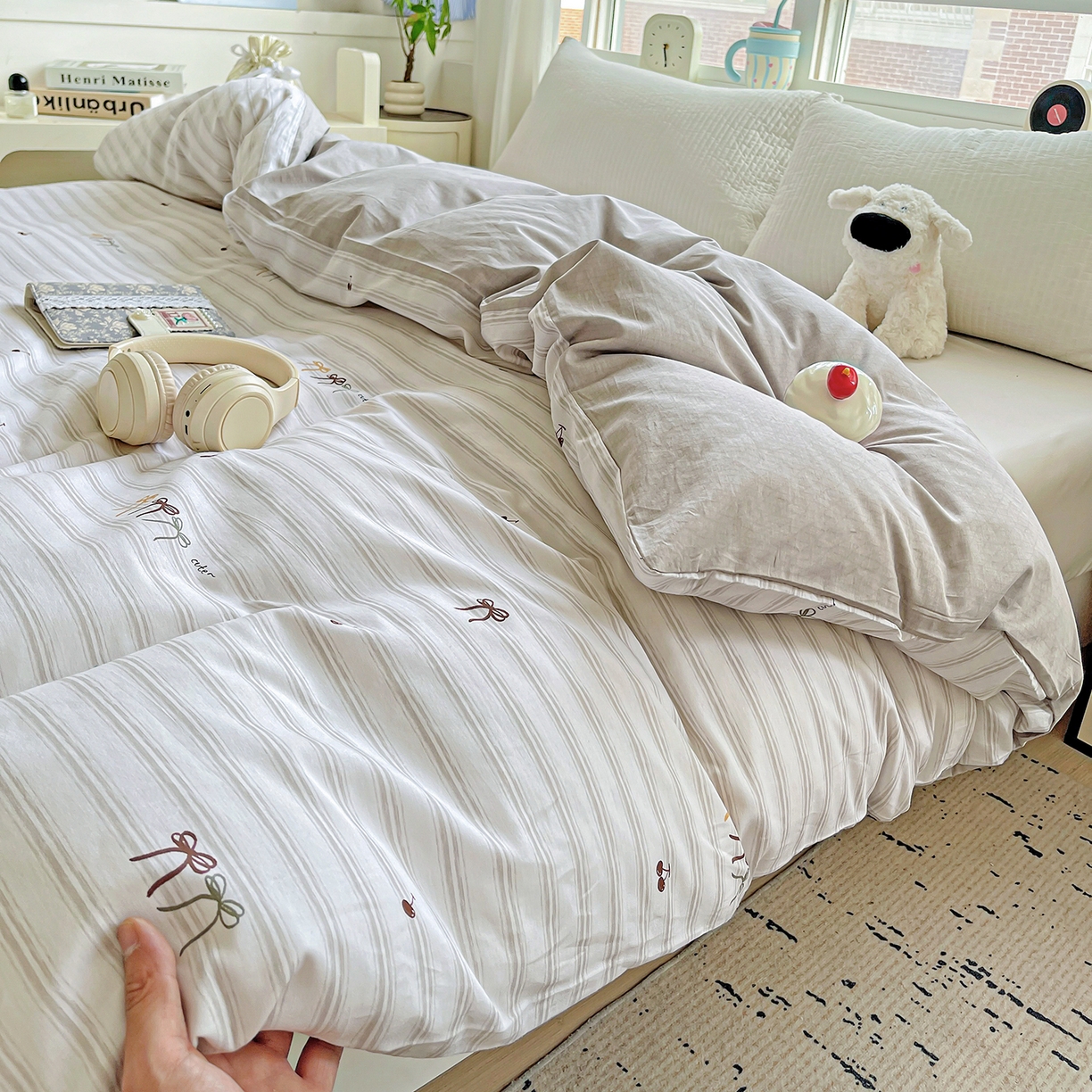 91家纺网 家纺一手货源 找家纺 恩泽家纺 2025新款加厚全棉纯棉印花系列被套单件-单被套 自由派