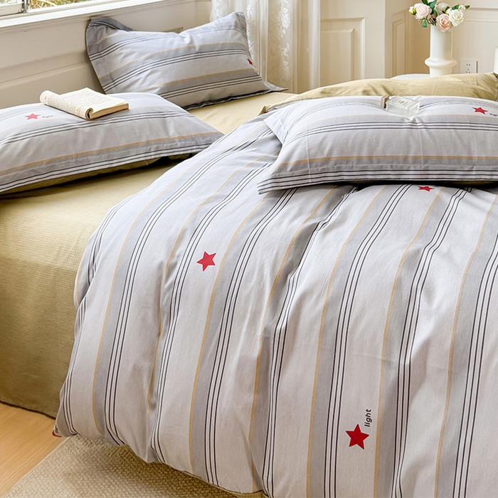 91家纺网 家纺一手货源 找家纺 卓越 工厂直营新款128*68全棉印花斜纹单枕套 时尚星辰