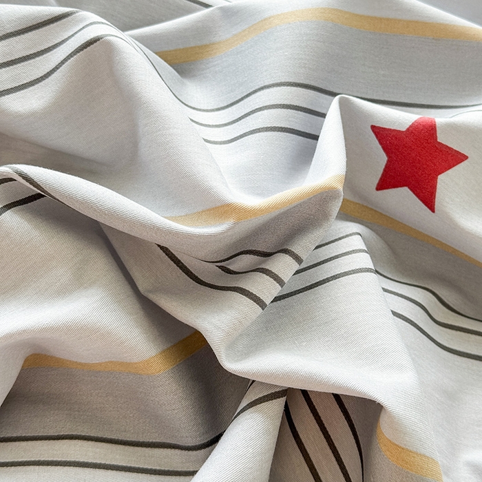 91家纺网 家纺一手货源 找家纺 卓越 工厂直营新款128*68全棉印花斜纹单枕套 时尚星辰