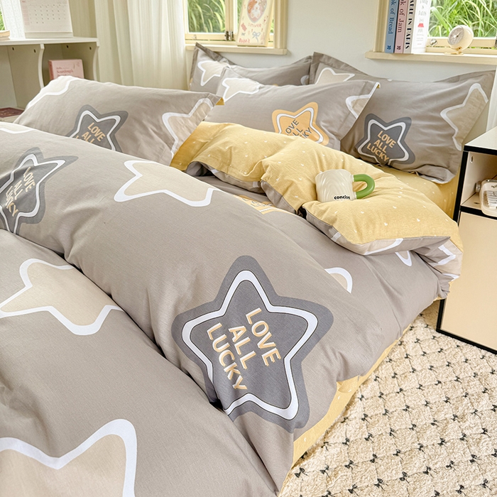 91家纺网 家纺一手货源 找家纺 卓越 工厂直营新款128*68全棉印花斜纹单枕套 星世界