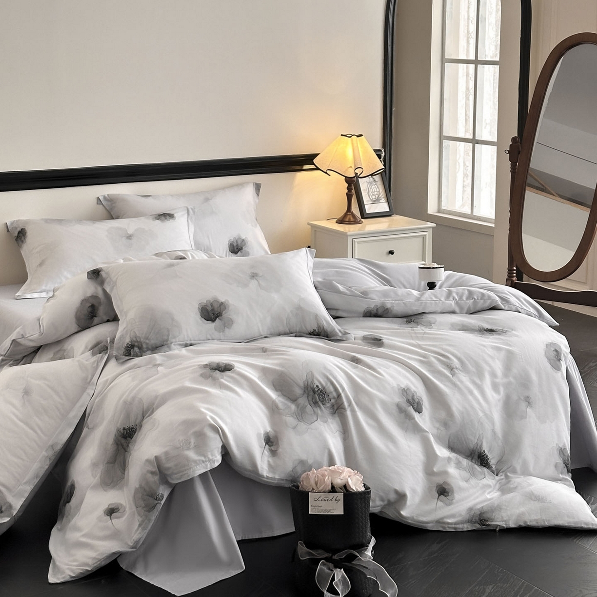 （总）金鑫汇家纺 2025新款13372全棉纯棉高端数码印花四件套